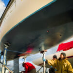 Session entretien des bateaux