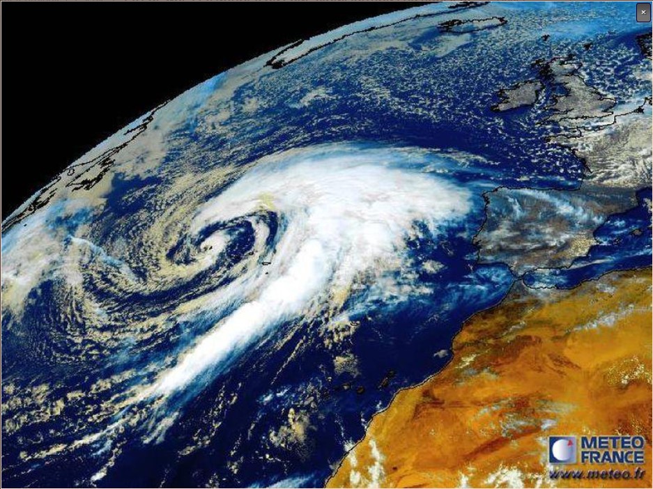 METEO 2 : Passage d'une perturbation atlantique